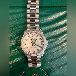 Two Women’s Stainless steel rolex date just oyster and oyster Perpetual watch
